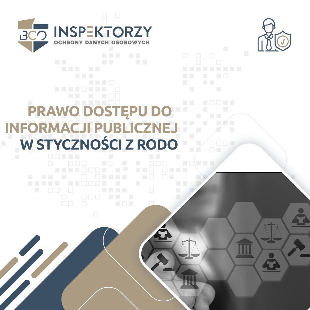 Prawo dostępu do informacji publicznej w styczności z RODO