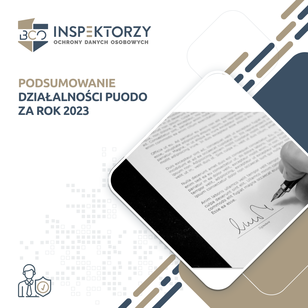 Podsumowanie działalności PUODO za rok 2023